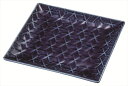 網代 17cm角皿 藍 磁器 17.3×17.3×H1.8cm 食器 創作料理 一品料理 多国籍料理 器 アジアン料理 和食器 洋食器 居酒屋 焼肉 中華 などにご利用頂けます