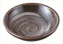伊賀渦(黒)2.5皿 磁器 8.2×H2.3cm 食器 創作料理 一品料理 多国籍料理 器 アジアン料理 和食器 洋食器 居酒屋 焼肉 中華 などにご利用頂けま...