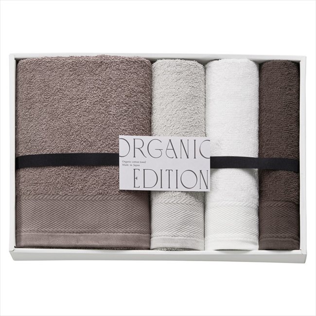 オーガニックエディション オーガニックコットン使用国産タオルセット OE1050 内祝 内祝い お祝 御祝 記念品 出産内祝い プレゼント 快気祝い 粗供養 引出物