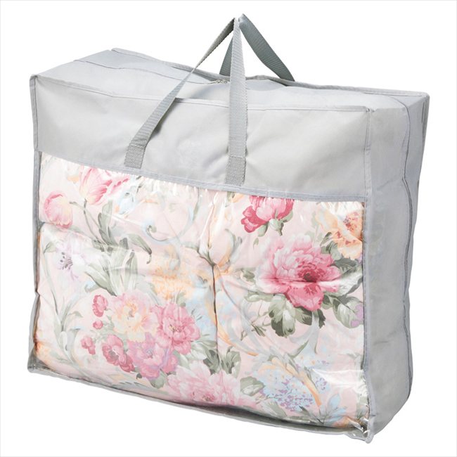 花浪漫 羽根ふとんバッグ入り（ダウン20%） ピンク HRU-520BL/PI 内祝 内祝い お祝 御祝 記念品 出産内祝い プレゼント 快気祝い 粗供養 引出物