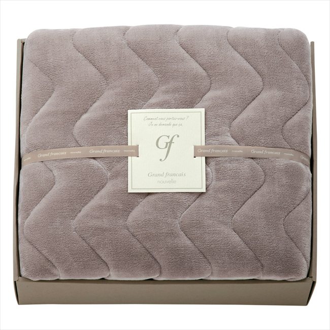 グランフランセヌーベル 吸湿発熱綿入りハイソフトタッチ敷パット バイオレットグレー GFN8057VG/PR 内祝 内祝い お祝 御祝 記念品 出産内祝い プレゼント 快気祝い 粗供養 引出物