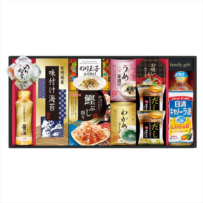 乐天商城 - 日清オイリオ食卓詰合せ NSO-50A 内祝 内祝い お祝 御祝 記念品 出産内祝い プレゼント 快気祝い 粗供養 引出物