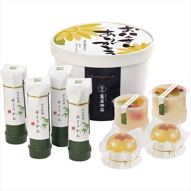 Set, Assortment - 京都 萬屋琳窕 父の日 京のひんやりギフト F-YJ-RT ※お届け日6/19〜21※日付指定不可 送料無料 母の日 父の日 ギフト お取り寄せ スイーツ