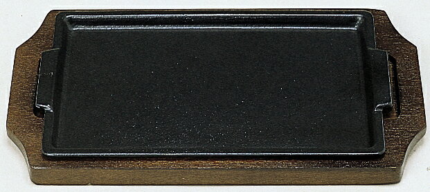 【IH対応】ステーキ皿　デラックス角型　29cm 業務用 キッチン用品 厨房用品 食器 居酒屋 おしゃれ食器..