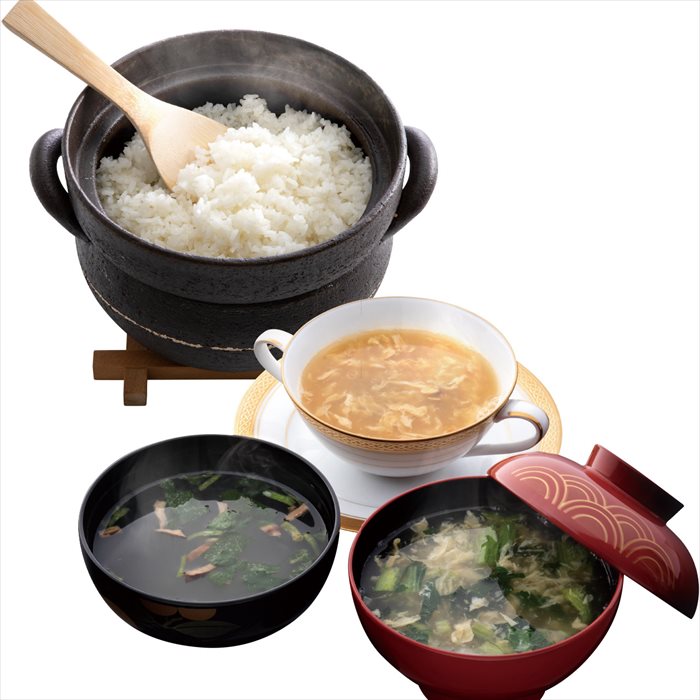 送料無料 新潟県産こしひかり 至福の一杯贅沢お吸い物ギフトセット APMFA-3 内祝い 景品 プレゼント 二次会 記念品 粗品 お祝い 御礼 粗供養 志 香典返し