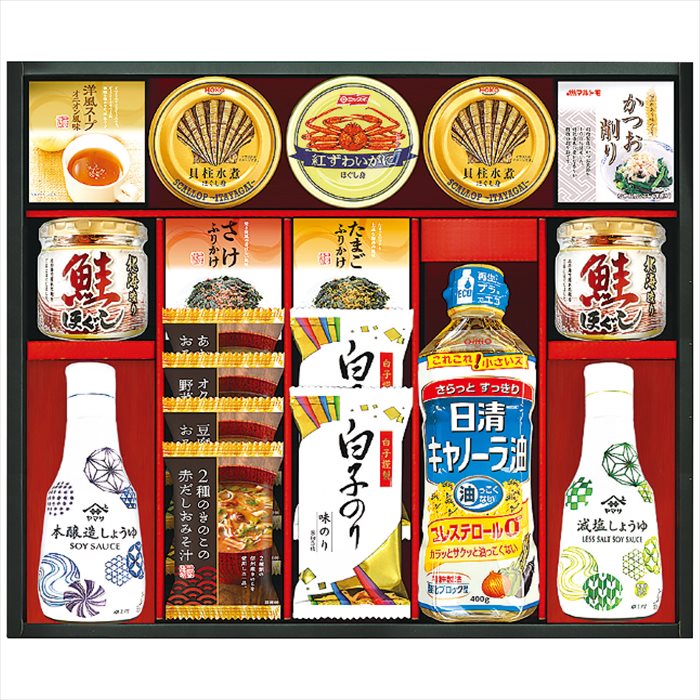 送料無料 ヤマサ鮮度しょうゆ&フリーズドライバラエティセット CR-100 内祝い 景品 プレゼント 二次会 記念品 粗品 お祝い 御礼 粗供養 志 香典返し