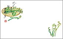 【キャッシュレス決済で5%還元！】テーブルマット尺3＃283　わらび ◆ご注文単位：1冊（100枚入）
