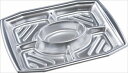 プラッター 420 本体 デラックス ◆ご注文単位:1袋(10枚入) 業務用 キッチン用品 厨房用品 食器 居酒屋 おしゃれ食器 創作料理
