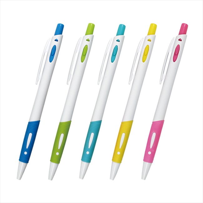 カラフルラバーボールペン P3089 粗品 景品 記念品 来場記念 来店促進 ノベルティ プチギフト