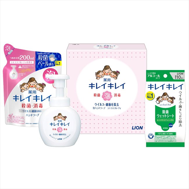 Metallic - キレイキレイ泡ハンドソープセツトLBB-C LBB-C 粗品 景品 記念品 来場記念 来店促進 ノベルティ プチギフト