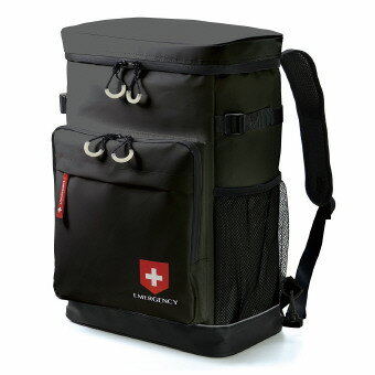 Promotion - EMERGENCY リュックサック B/ブラック 13-6185-10 景品 記念品 粗品 ノベルティ 名入れ 御挨拶 ご挨拶