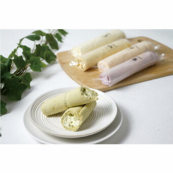 5色のふわふわスティックロールケーキ 440329 景品 記念品 粗品 ノベルティ 名入れ 御挨拶 ご挨拶