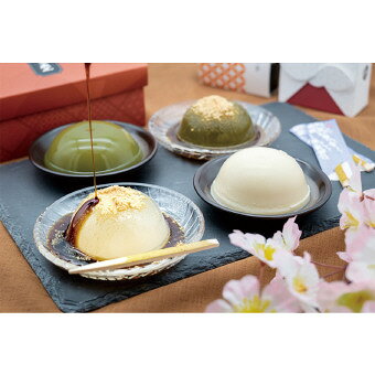 Promotion - 「亀久堂」吉野葛すいーつ（くず餅・くずぷりん）詰め合わせ 7310002 景品 記念品 粗品 ノベルティ 名入れ 御挨拶 ご挨拶