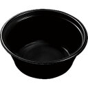 DLV麺丼18(73)MFP 黒W(50枚)直径Φ179×高さ73mm 耐冷耐熱温度 110℃ 本体のみ 丼ぶり、どんぶり、丸丼、軽食、テイクアウト容器、デリバリー容器、ラーメン容器、うどん容器、バラ出し