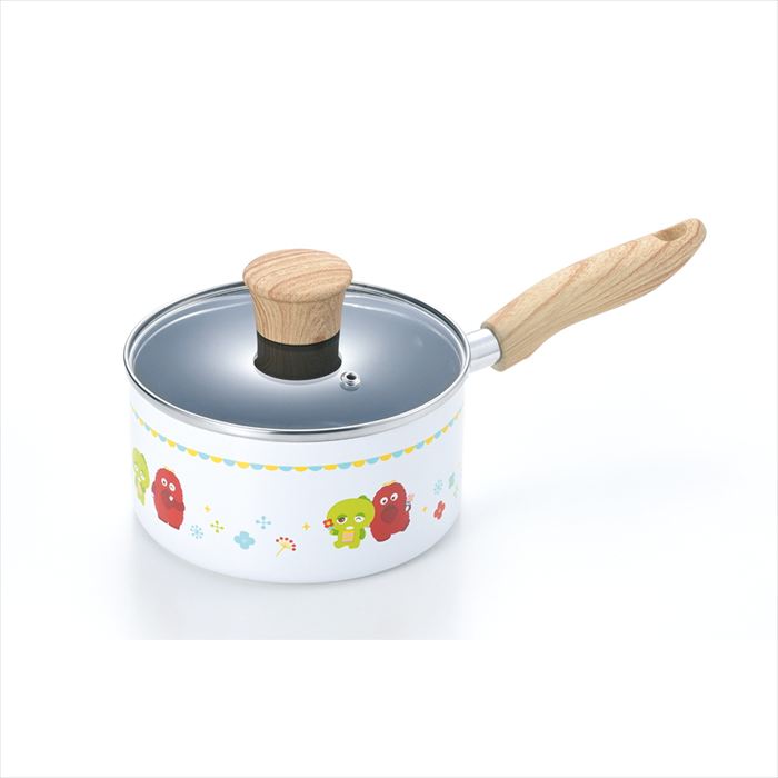 「ガチャピン・ムック」IH対応片手鍋16cm GM-105 キッチン キッチン雑貨 内祝 内祝い お祝 御祝 記念品 出産内祝い プレゼント 快気祝い 粗供養 ...