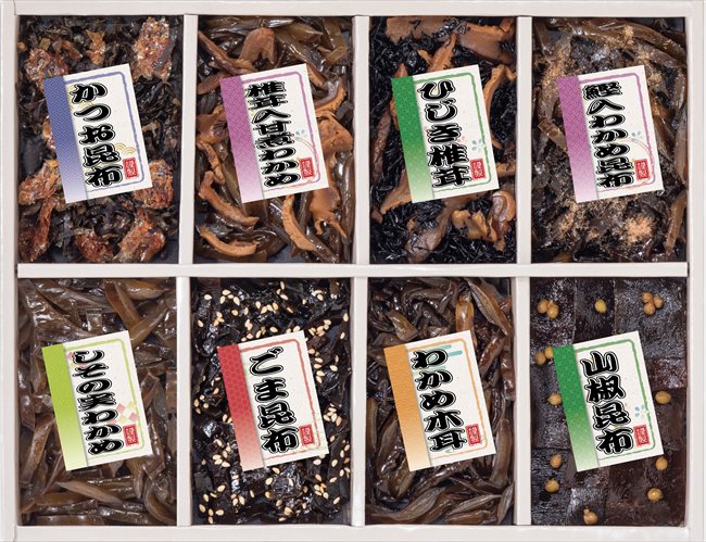 廣川昆布 御昆布 佃煮8品詰合せ（KA-30） 内祝 内祝い お祝 御祝 記念品 出産内祝い プレゼント 快気祝い 粗供養