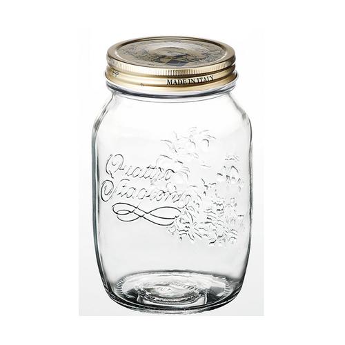 Bormioli Rocco(ボルミオリ・ロッコ)クアトロ スタジオージ ボトルジャー QSジャー ジャー 1.5L 1500ml 【食器洗浄機対応】【煮沸消毒...