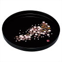 紀州塗 雅桜 10.0丸盆 内祝 内祝い お祝 御祝 記念品 出産内祝い プレゼント 快気祝い 粗供養 引出物