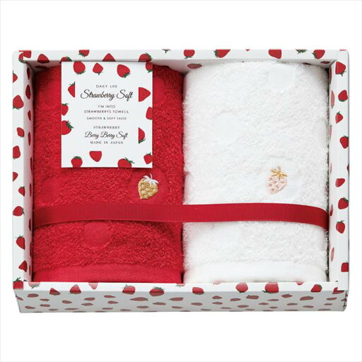 Strawberry Soft フェイスタオル2P 内祝 内祝い お祝 御祝 記念品 出産内祝い プレゼント 快気祝い 粗供養 引出物 Strawberry Soft フェイスタオル2P 内祝 内祝い お祝 御祝 記念品 出産内祝い プレゼント 快気祝い 粗供養 引出物