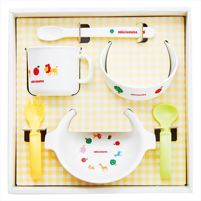 ミキハウス テーブルウェアセット 内祝 内祝い お祝 御祝 記念品 出産内祝い プレゼント 快気祝い 粗供養 引出物