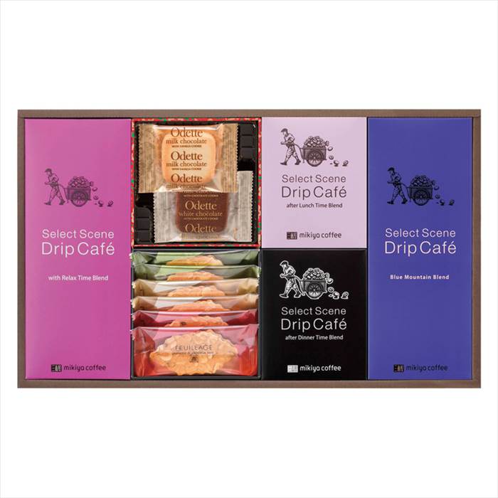 セレクトシーンドリップコーヒー&モロゾフ焼菓子詰合せ 内祝 内祝い お祝 御祝 記念品 出産内祝い プレゼント 快気祝い 粗供養 引出物