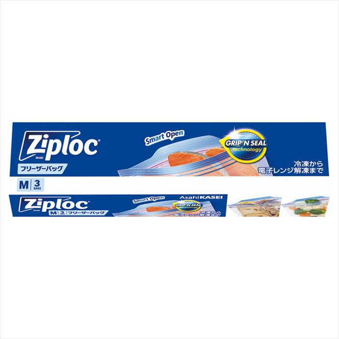 旭化成 ジップロックフリーザーバッグM3枚(箱入) 内祝 内祝い お祝 御祝 記念品 出産内祝い プレゼント 快気祝い 粗供養 引出物