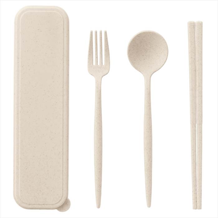 カトラリーセット麦わら入タイプロング（3点） 内祝 内祝い お祝 御祝 記念品 出産内祝い プレゼント ..