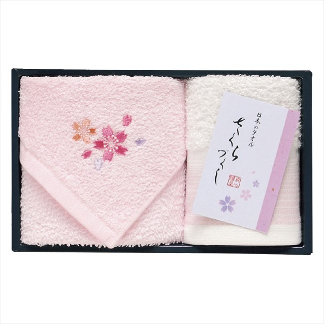 泉州さくらづくしタオルセット TMS1008801 景品 記念品 粗品 ノベルティ 名入れ 御挨拶 ご挨拶
