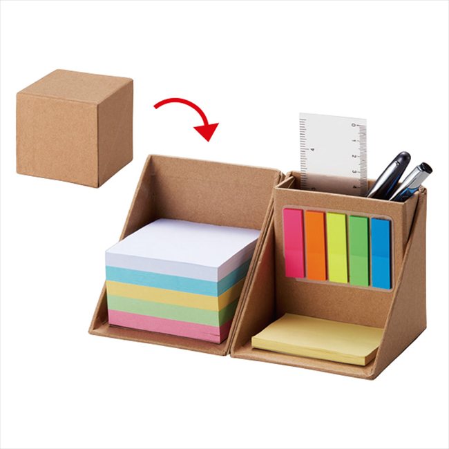 エコメモボックスDX 5134-26 景品 記念品 粗品 ノベルティ 名入れ 御挨拶 ご挨拶