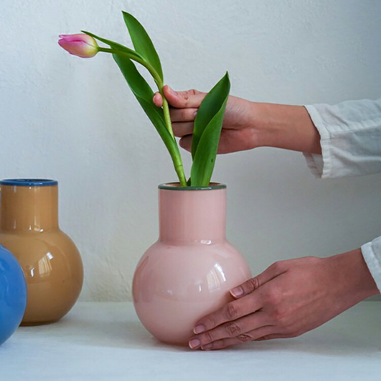 フラワーベース COLO ガラスベース M 花瓶 一輪挿し ガラスフラワーベース ガラスベース ベース ブーケ 花 ガラス ソーダライムガラス シンプル インテリア オブジェ おしゃれ かわいい プレゼント ギフト 御祝 北欧 アクシス AXCIS【あす楽対応】 [2]