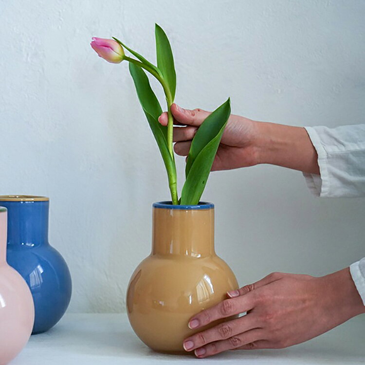 フラワーベース COLO ガラスベース M 花瓶 一輪挿し ガラスフラワーベース ガラスベース ベース ブーケ 花 ガラス ソーダライムガラス シンプル インテリア オブジェ おしゃれ かわいい プレゼント ギフト 御祝 北欧 アクシス AXCIS【あす楽対応】 [3]