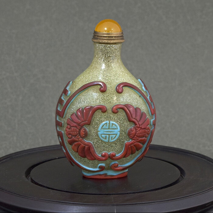 寿の字と囲み蝙蝠鼻煙壺210905鼻煙壷 鼻煙壺 中国 芸術 シノワズリー インテリア コレクション 嗅ぎた..