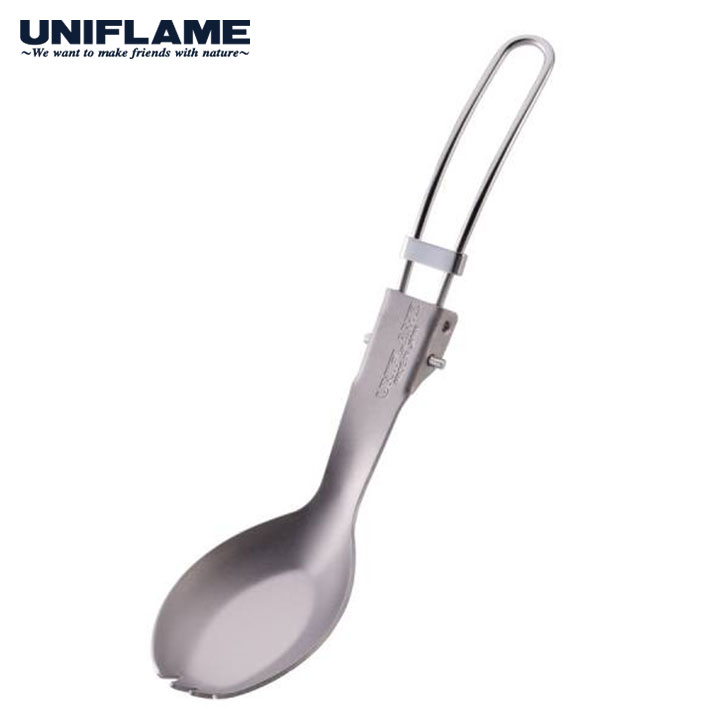 【正規品】 ユニフレーム UNIFLAME ちびレンゲ 先割れ チタン キャンプ アウトドア ソロキャン バーベ..