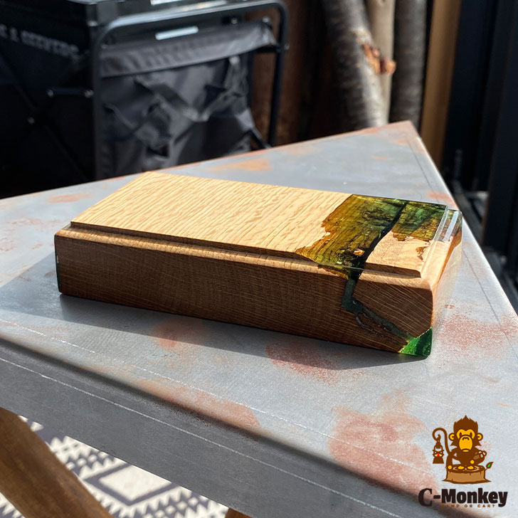 レジン ウッドベース マルチ キャンプ アウトドア バーべキュー BBQ おしゃれ インテリア オブジェ 北欧 北欧風 かわいい かっこいい 天然木 木製 置物