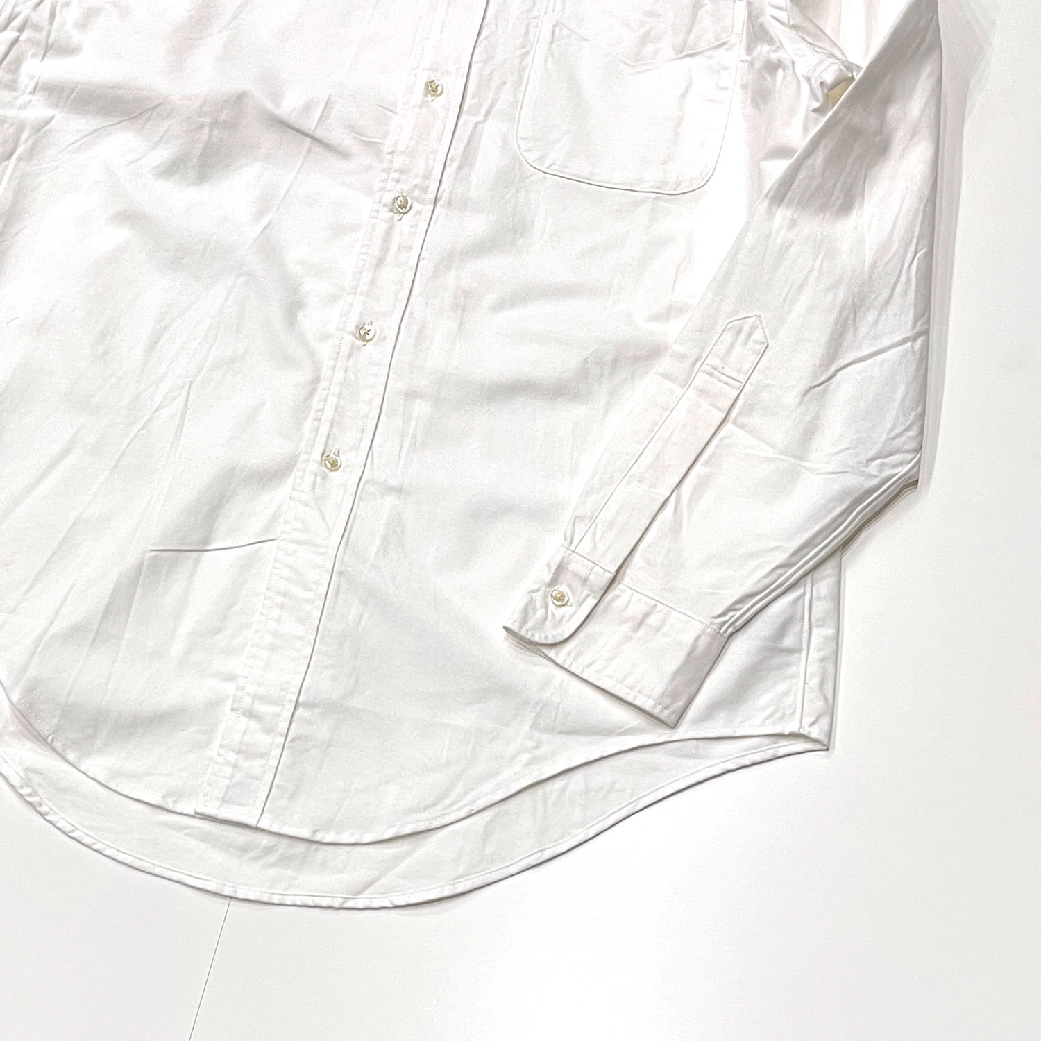 OR SLOW【オアスロウ】 -OXFORD STANDARD BUTTON DOWN SHIRT(WHITE)