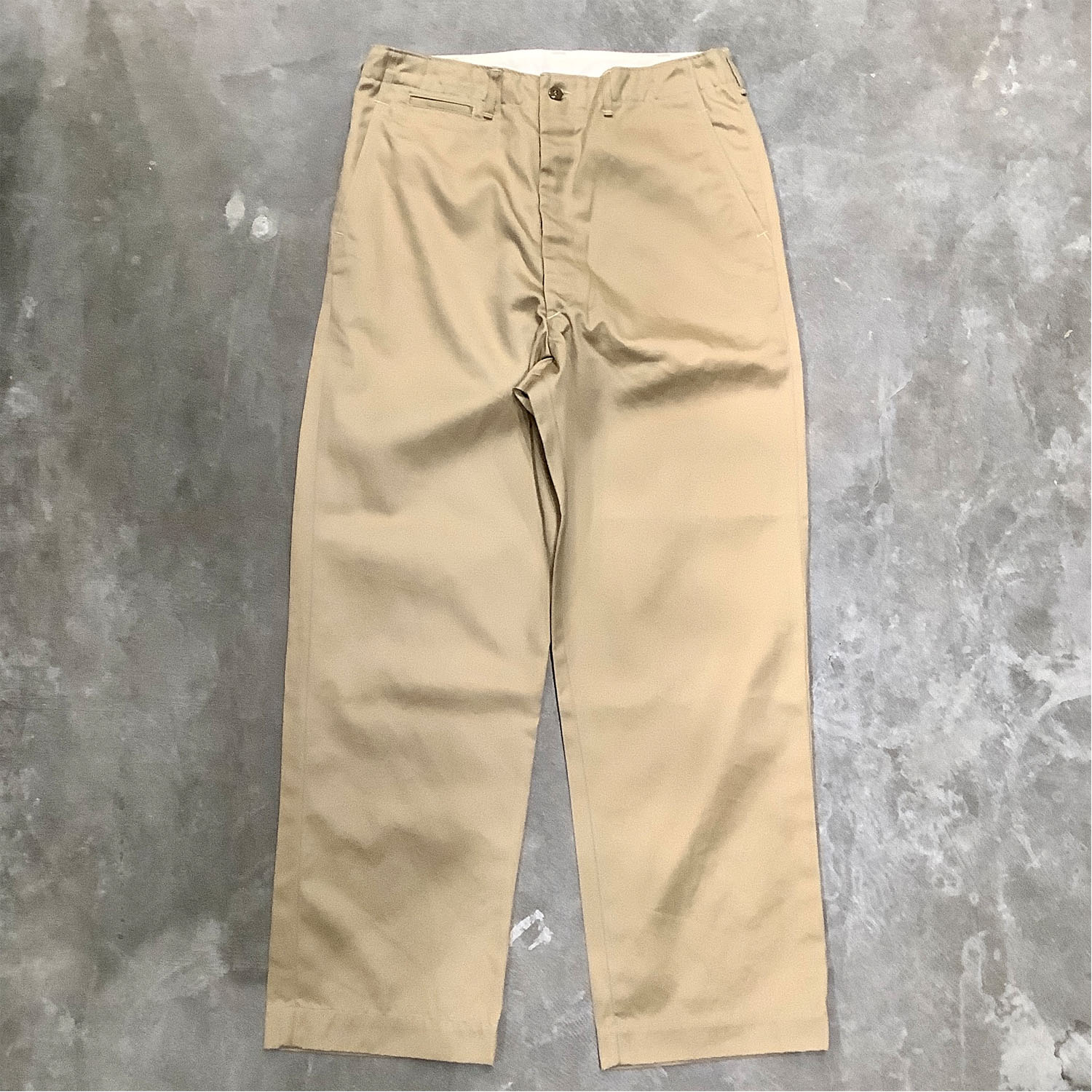 OR SLOW 【オアスロウ】 - VINTAGE FIT ARMY TROUSER UNISEX(KHAKI)のサムネイル