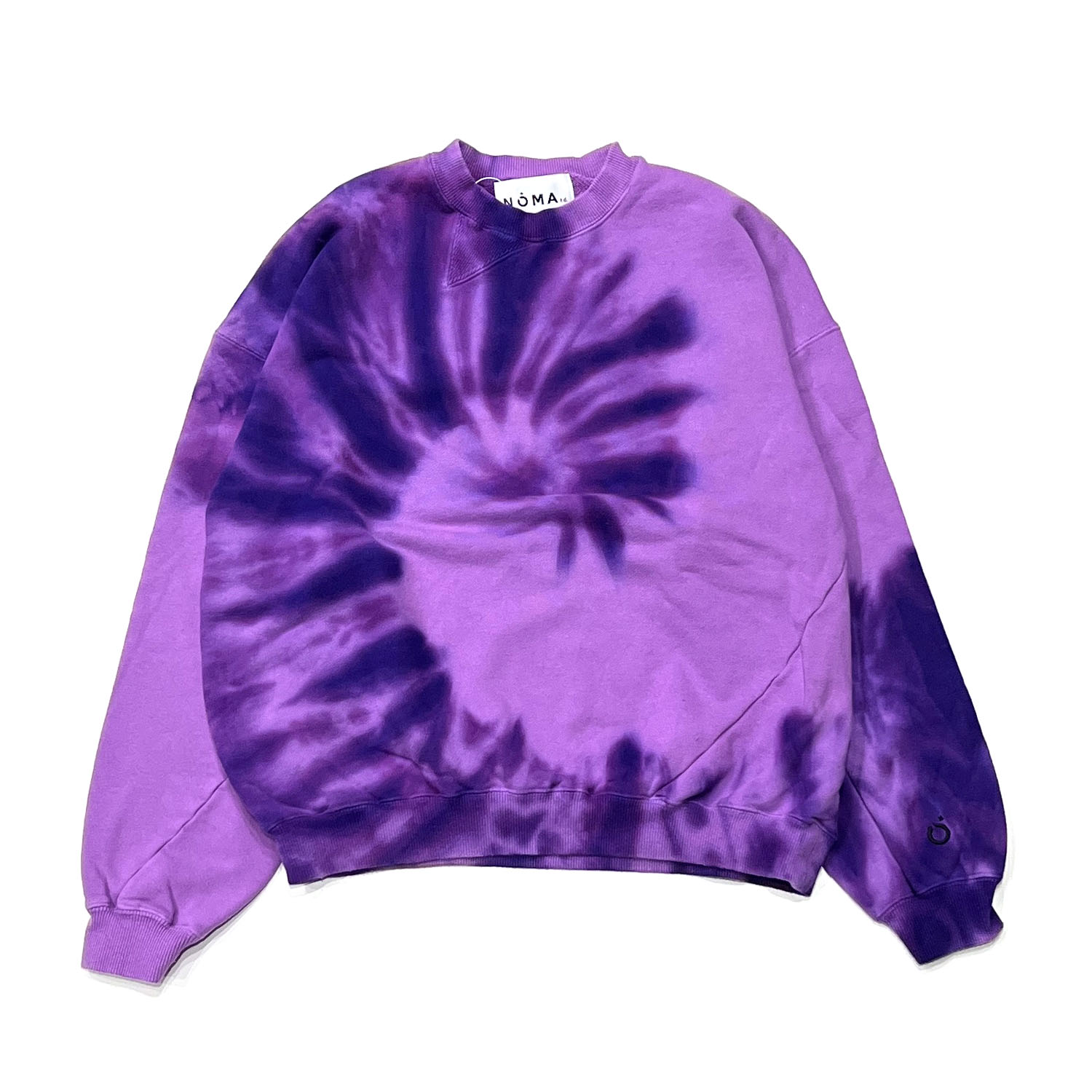 NOMA t.d.【ノーマティーディー】-Hand Dyed Twist Sweat (Purple)