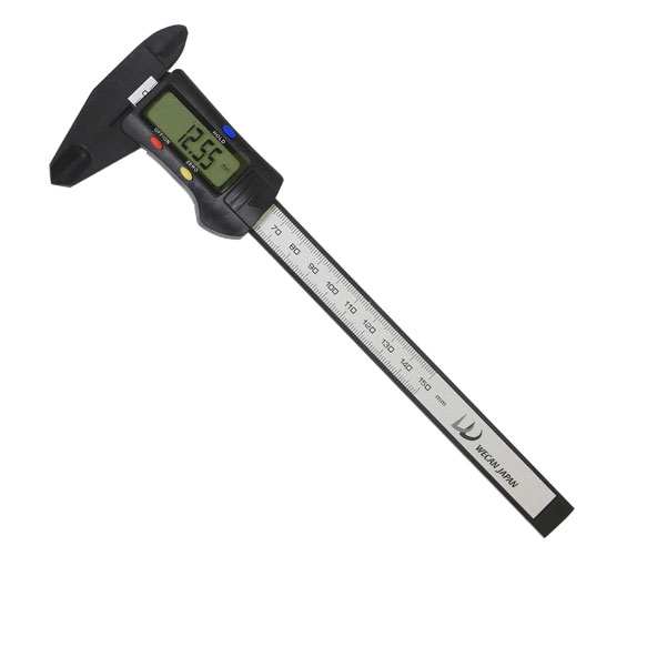 カーボン製デジタルノギス 150mm(0.01読取)