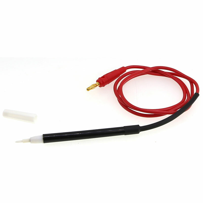 エレックス、caiに使えるメッキペン！ 下記ペン先も3本付属しております。 253395　LC メッキヘ゜ン用チッフ゜(太)φ3.5x25mm No.3 253396　LC メッキヘ゜ン用チッフ゜(細)φ3.5x20mm No.2 253397　LC メッキヘ゜ン用チッフ゜(中)φ3.5x22mm No.1 ケーブル長さ：約820mm ペンサイズ：長さ100mm 太さ8.3mm
