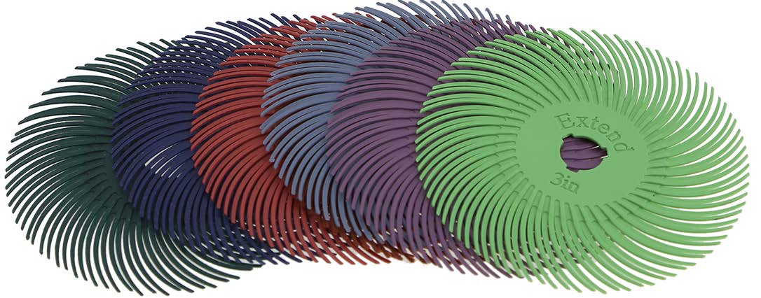 LC ラジアルセラミックブラシφ75（#220）赤色