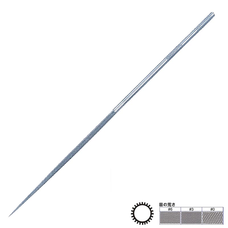 ■詳細：宝飾業界など精密加工を必要とする作業に一番使われている精密ヤスリ 〜注意〜 日本でのヤスリのサイズ表記はmm（ミリ）などでは表さず、「組（くみ）」と呼びます。 5本組という商品名でも、5本セットという意味ではございません。 ご注意ください。 ヤスリの呼び名で●本組とは、1個の鋼材から何本作製できるかといった、ヤスリ独特のサイズ単位になります。 5本組であれば1/5の大きさ、8本組であれば1/8の大きさとなり、数字が大きいほどヤスリサイズは小さくなります。