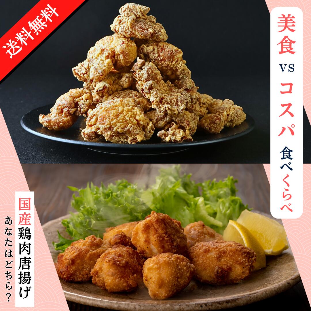 【お買い物マラソン】 【送料無料】美食VSコスパ 食べ比べセット 国産 唐揚げ からあげ から揚げ 惣菜 冷凍 お弁当 おかず おつまみ チキン イベント お祭り 学園祭 バザー 人気 おすすめ 業務用食品 通販 お取り寄せ 総菜 レンジ 簡単 食べ比べ 詰め合わせのサムネイル