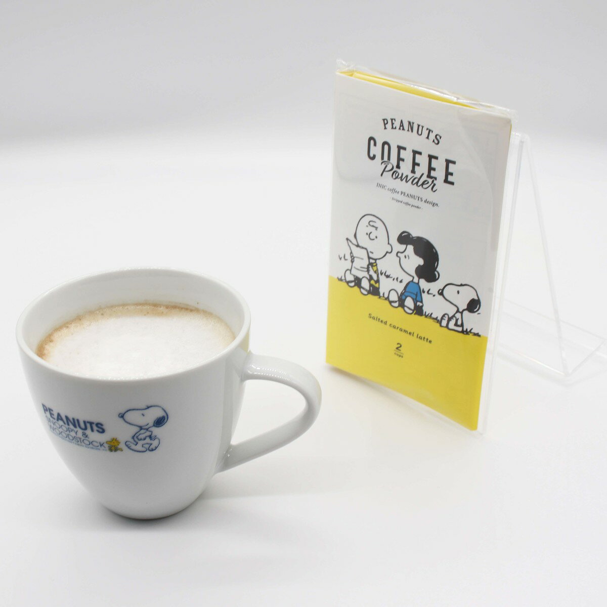 【スヌーピー】PEANUTS coffee 塩 キャラメル ラテ 2P コーヒー カフェ おしゃれ かわいい ギフト プレゼント 贈り物 贈答 誕生日 母の日 プチ 愛知 お土産 特産品