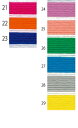 刺し子糸単色20m（21〜29）