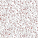 Loralie Designs ローラライ ハリス （ロラライ ハリス）デザイン Pepper Dots【ホワイト/レッド】【30cm以上10cm単位】