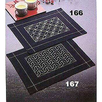 オリムパス刺し子キットランチョンマットNo,166のサムネイル