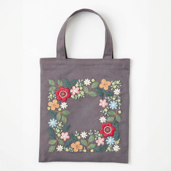 刺しゅうキット yulaのこころ躍る草花刺繍 夜の森のパーティー 542401 LECIEN ルシアン cosmo コスモのサムネイル