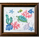 ルルシアン(コスモ)クロスステッチ 刺繍キット(刺しゅうキット)きらめく日本の季節 522402海の思い出