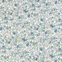 パッチワーク生地(布)フラワーコーディネートセレクションブルー小花10cm¥78【30cm(3)よりカットいたします。】