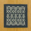 オリンパス刺繍こぎんキットコースター(紺)